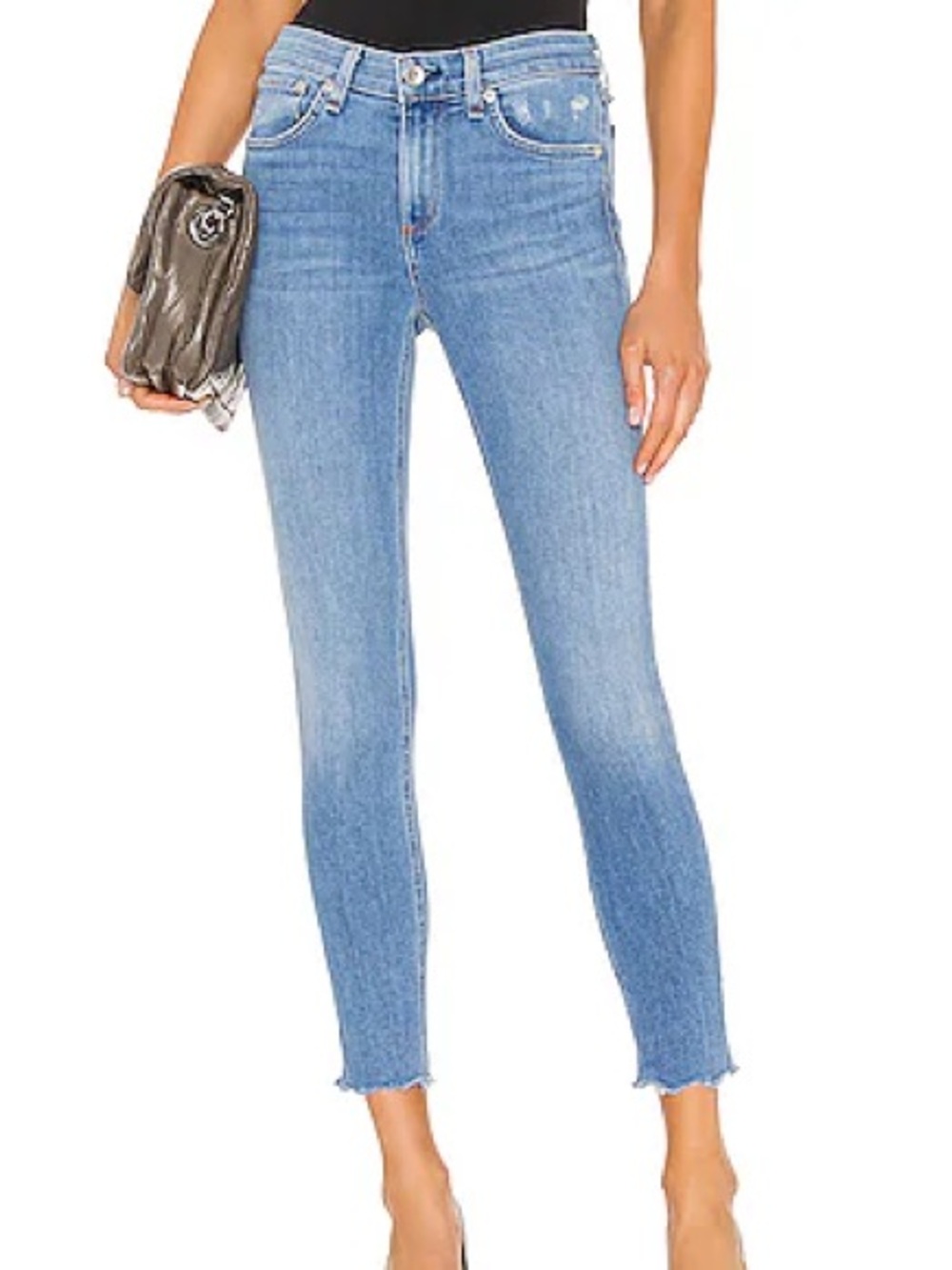 Rag & Bone Cate Mid Rise Ankle Skinny in Palmer